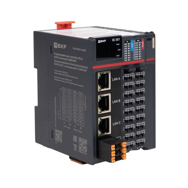 контроллер программируемый логический (плк) ec321 токоподающий d-card ekf plc-ec321-s-dcd от BTSprom.by