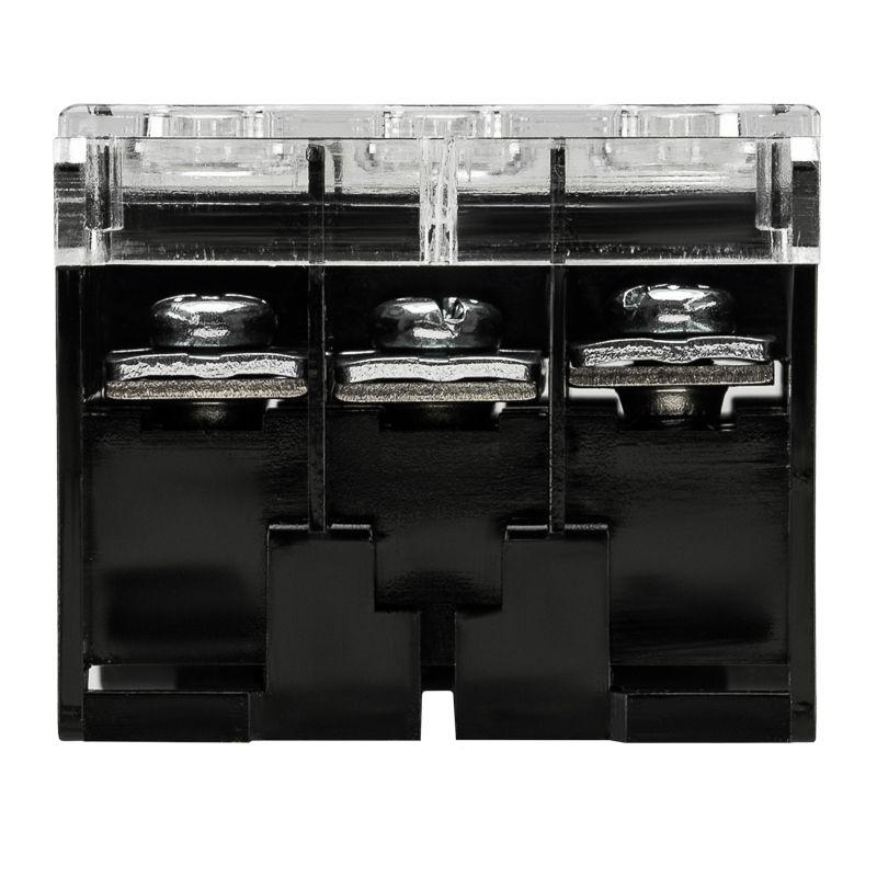  Блок зажимов клеммный БЗД 3п 10.0кв.мм 50А на DIN-рейку Rexant 11-2166 фото в каталоге от BTSprom.by