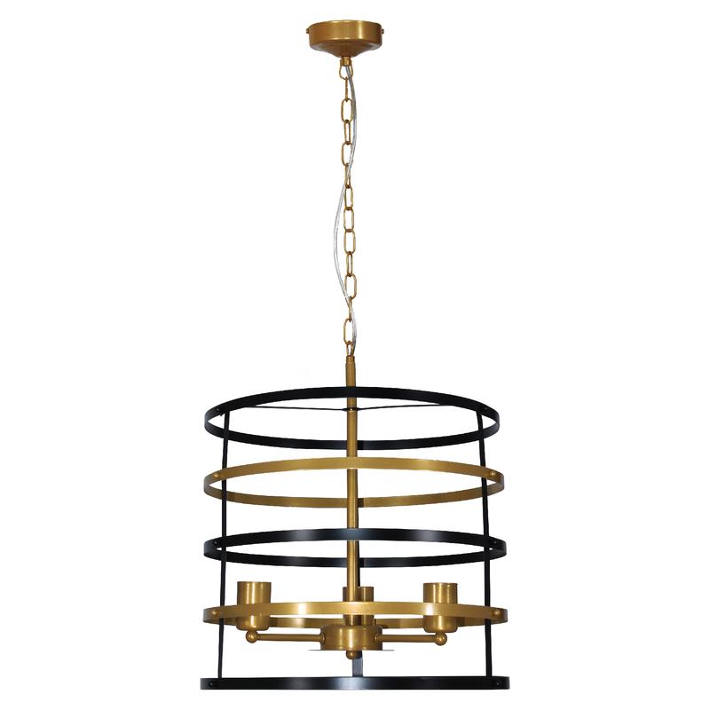 светильник "абелла" 231 нсб 01-3х60-167 е27 (им) подвесной черн. зол. элетех 1005405102 от BTSprom.by