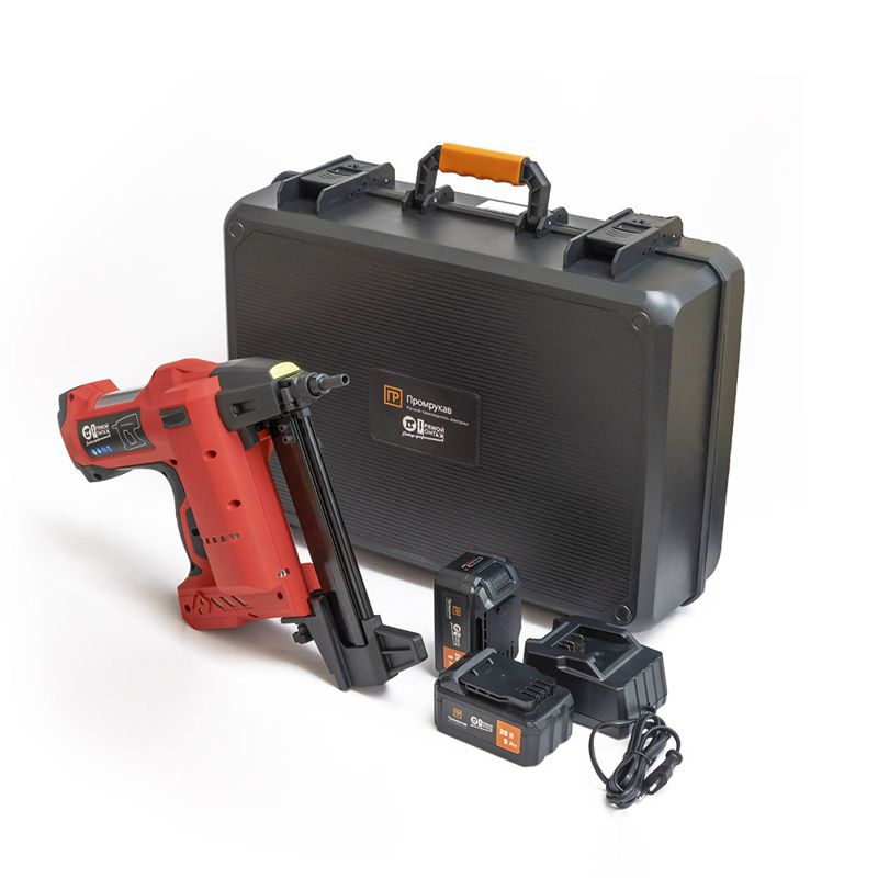 пистолет аккумуляторный монтажный гвоздезабивной 100дж 20в промрукав pr08.17900 от BTSprom.by
