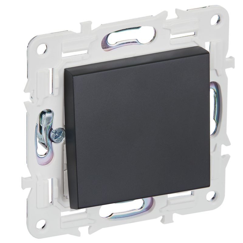 выключатель перекрестный 1-кл. skandy 10а sk-v03bl черн. iek sk-v13-0-10-k02 от BTSprom.by