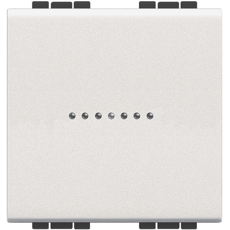 выключатель аксиальный 1-кл. 2мод. сп livinglight 10а ip20 250в авт. клеммы бел. leg btc n4051m2an от BTSprom.by