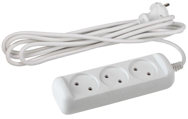 удлинитель 3х10м без заземл. 10а ip20 u-3-10m-2х1 пвс 2х1 эра б0028358 от BTSprom.by