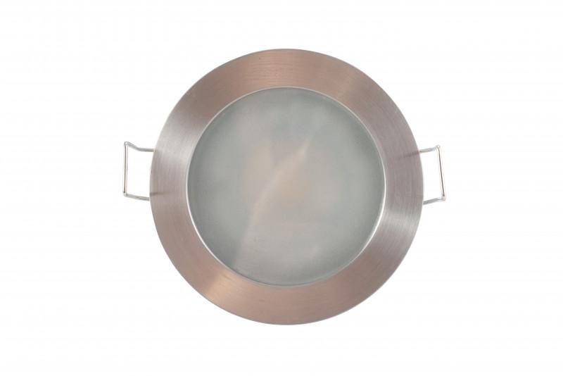 светильник 50вт gu10 ip44 встраив. влагозащ. алюм. сер. denkirs dk3012-al от BTSprom.by