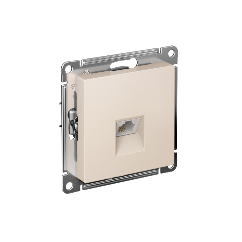 розетка телефонная 1-м сп atlasdesign rj11 механизм беж. se atn000281 от BTSprom.by