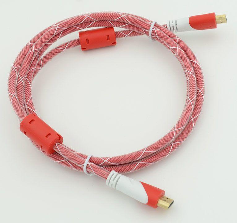 кабель аудио-видео hdmi (m)/hdmi (m) 1.8м. феррит.кольца позолоч. контакты красн. 794323 от BTSprom.by