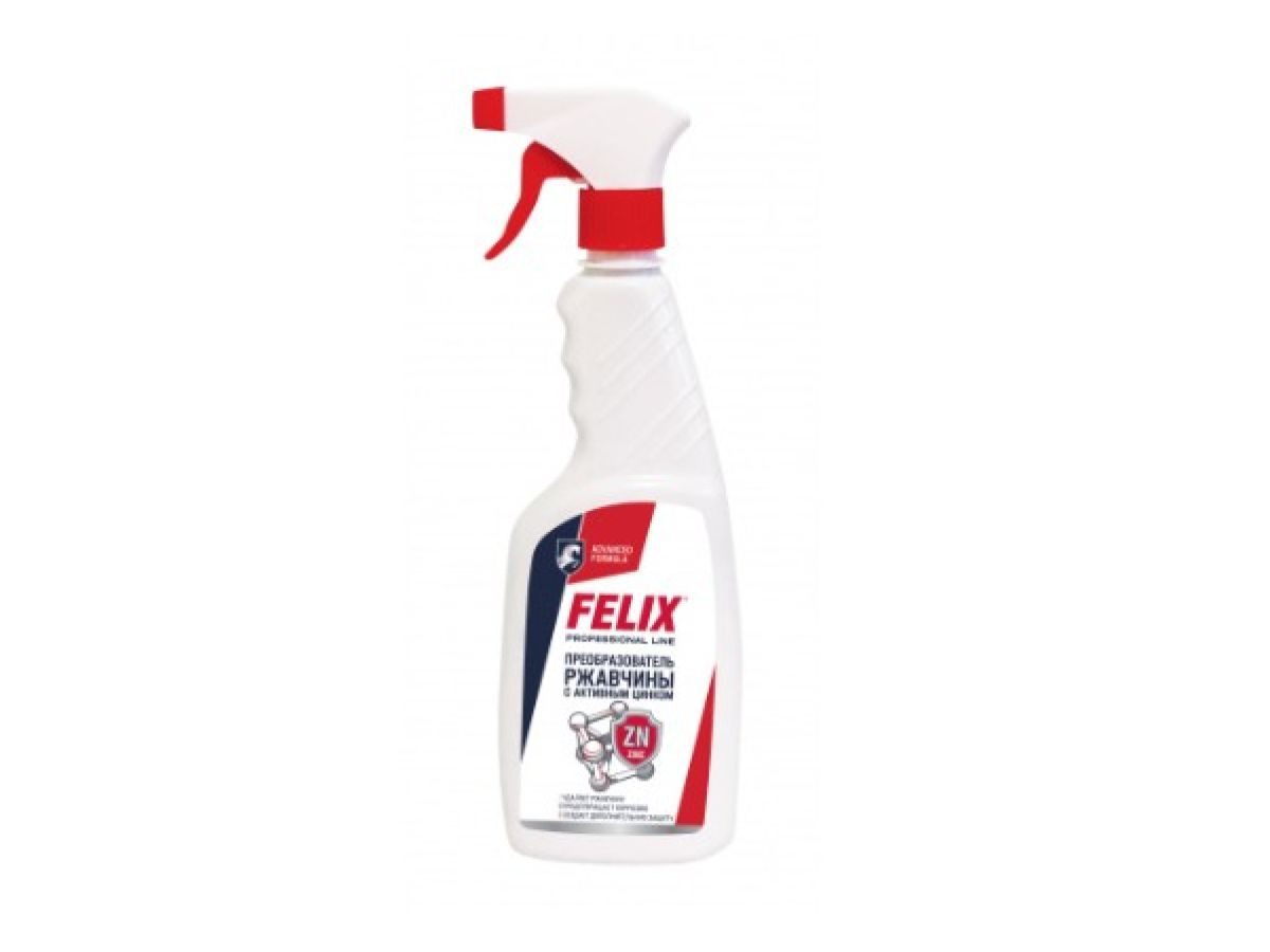преобразователь ржавчины с активным цинком felix 500мл 411040183 от BTSprom.by