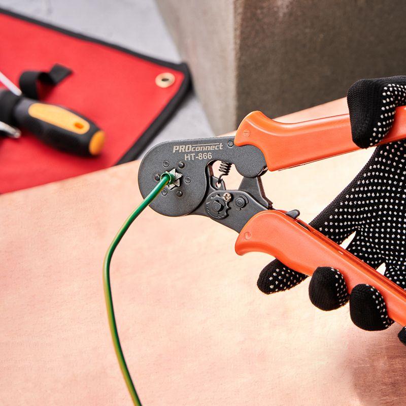  Кримпер HT-866 для обжима штыревых наконечников 0.25-6.0кв.мм PROCONNECT 12-3205-4 фото в каталоге от BTSprom.by