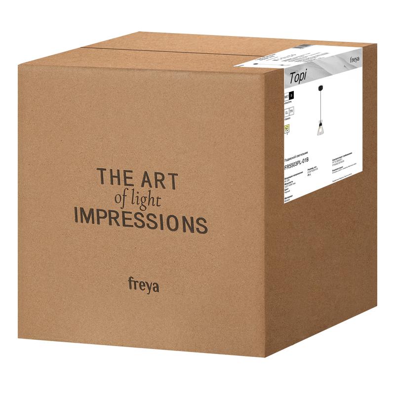  Светильник Topi 40Вт E27х1 IP20 подвесной Freya FR5503PL-01B фото в каталоге от BTSprom.by