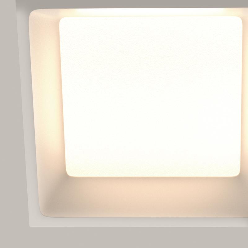  Светильник Okno 18Вт 3000-4000-6000К IP44 100град. встраив. Maytoni DL056-18Вт3-4-6K-W фото в каталоге от BTSprom.by