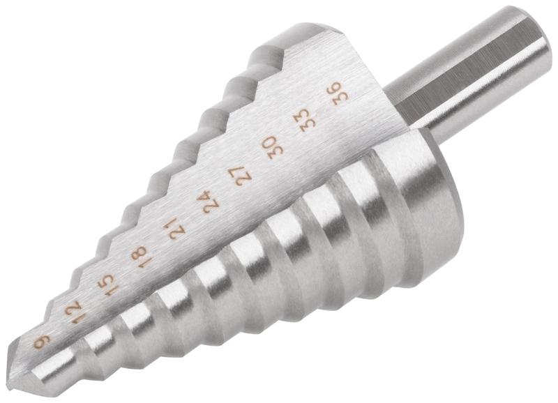  Сверло ступенчатое HSS (Р6М5) по металлу 9 ступеней 9-36мм FIT 36399 фото в каталоге от BTSprom.by