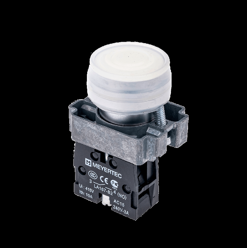 кнопка в кожухе бел. 1no мет. mtb2-bpz111 овен 58159 от BTSprom.by