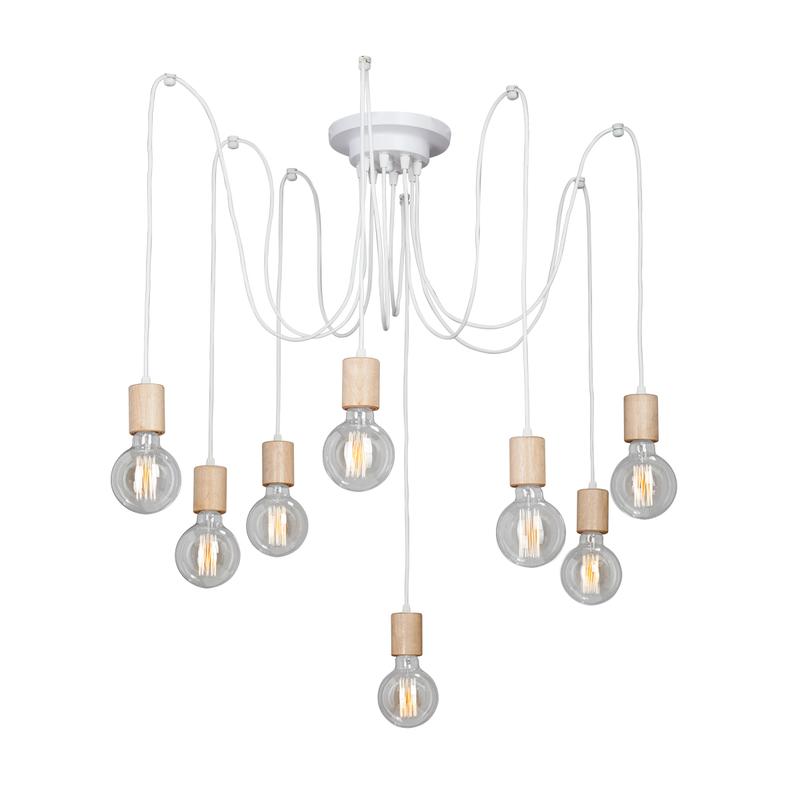 люстра 8xe27 макс. 40вт vitaluce v4547-0/8pl от BTSprom.by