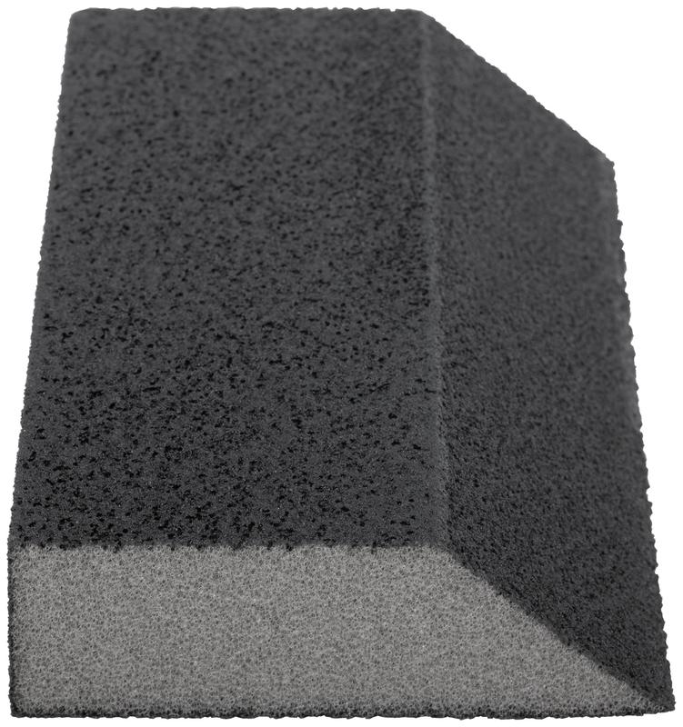  Губка шлифовальная угловая 100х70х25мм Р 120 средняя жесткость алюм./оксидная FIT 38374 фото в каталоге от BTSprom.by