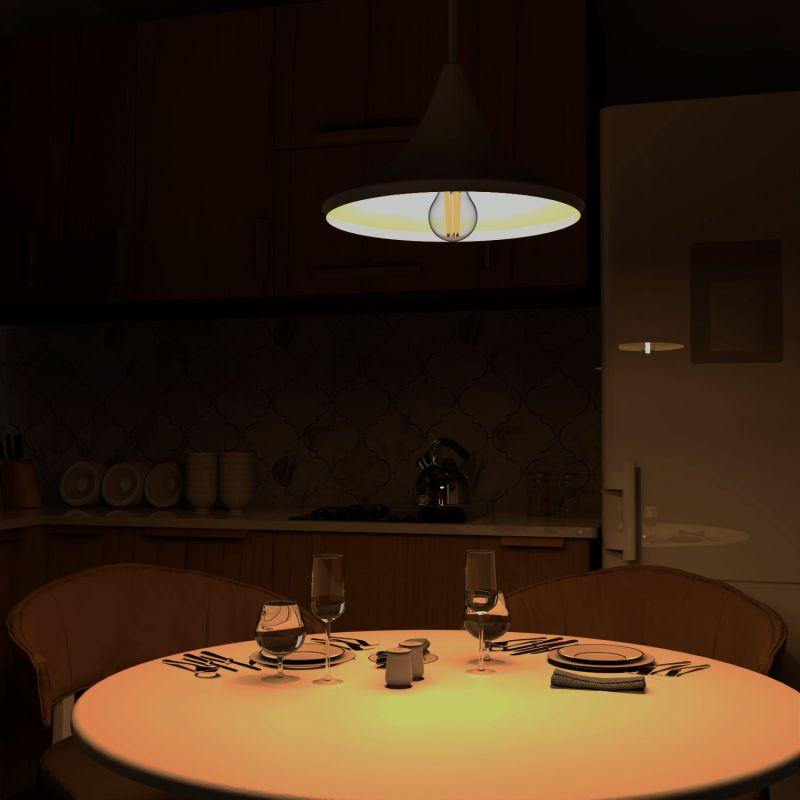 Лампа светодиодная филаментная Black Filament 22Вт A70 грушевидная 2700К тепл. бел. E27 2000лм GAUSS 102902122 фото в каталоге от BTSprom.by