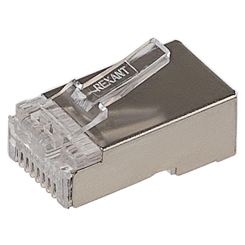  Набор разъемов сетевых №2 (5 разъемов FTP; 5 колпачков) (уп.5шт) Rexant 06-0072-A5 фото в каталоге от BTSprom.by