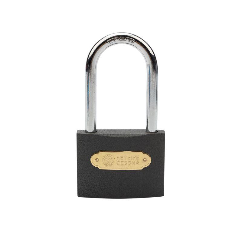  Замок навесной "Чугун" 75мм длин. дужка ЧЕТЫРЕ СЕЗОНА 79-0027 фото в каталоге от BTSprom.by