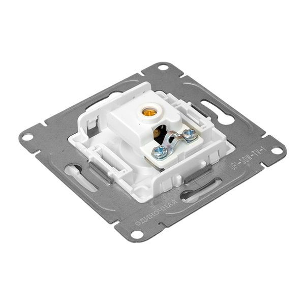  Розетка телевизионная TV 1-м СП Эпика механизм бел. EKF UP1-SOW-TV-1 фото в каталоге от BTSprom.by