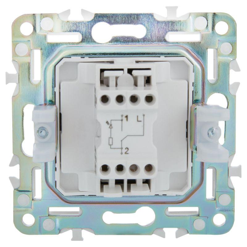  Выключатель проходной 1-кл. SKANDY 10А SK-V08G с индикацией графит IEK SK-V12-1-10-K53 фото в каталоге от BTSprom.by