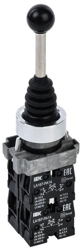 джойстик la167-pa14 на 4 полож. 4но с фиксацией черн. karat iek bbj20-pa14-6-21-4-k02 от BTSprom.by