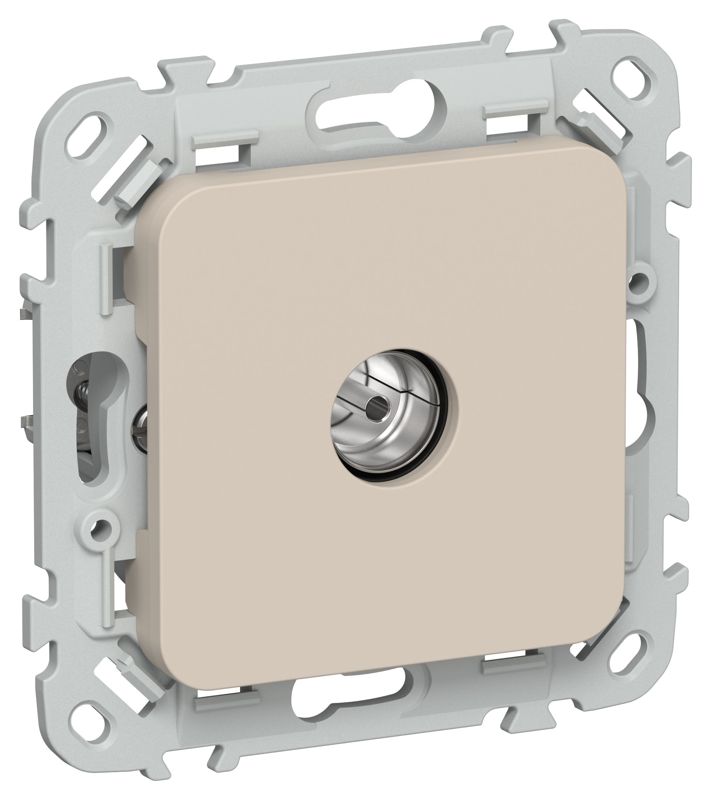 розетка телевизионная оконечная сп flite ртвм-1-1-1-флл тип m экранир. механизм льняной iek fi-a13-o-k88 от BTSprom.by