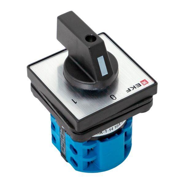  Переключатель кулачковый ПК-1-14 4п 10А "0-1" IP65 EKF pk-1-14-10-65 фото в каталоге от BTSprom.by