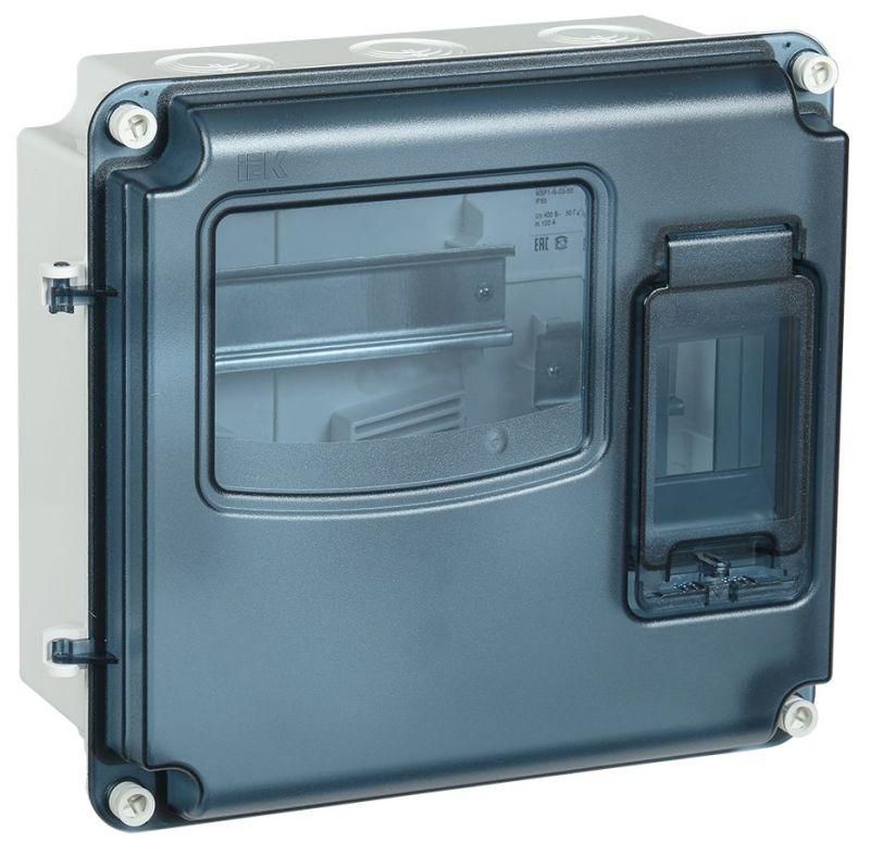 корпус щурн-п 1/3 krepta 3 ip66 pc пластик. iek msp1-n-03-66-l от BTSprom.by