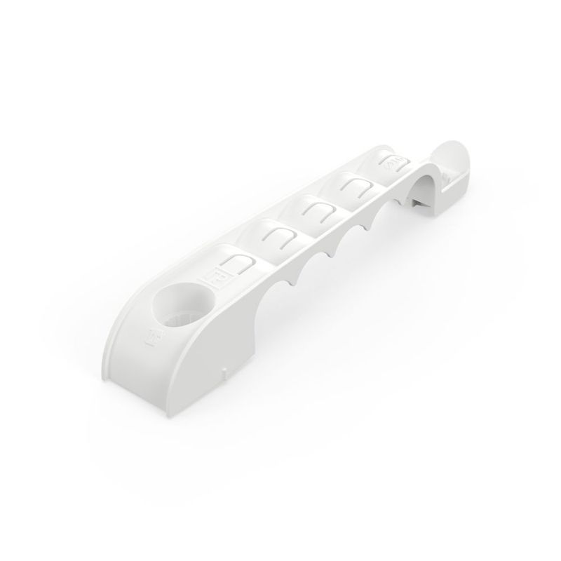 держатель труб d16мм для прямого монтажа односторон. на 5 мест бел. (уп.30шт) промрукав pr13.03276 от BTSprom.by