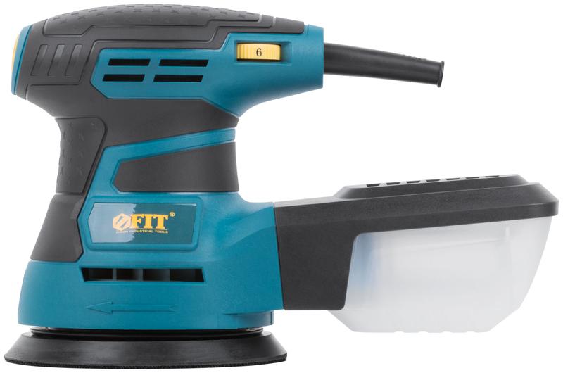  Машина шлифовальная эксцентриковая 350Вт 3000-13000об/мин; 125мм; липучка FIT 80582 фото в каталоге от BTSprom.by