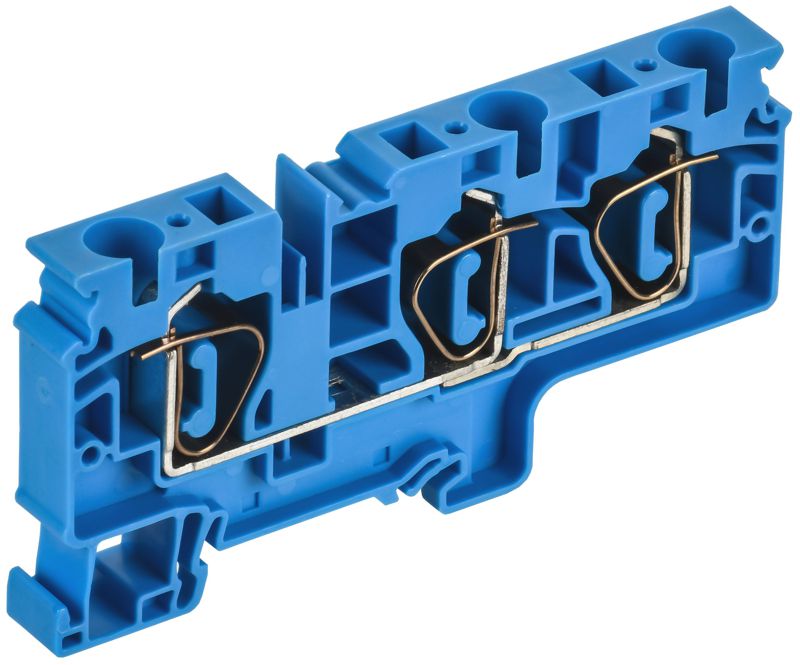 клемма пружинная cx10-3 bu 10кв.мм 3-конт. син. armafix iek af-ct40-00-3-k07-010 от BTSprom.by