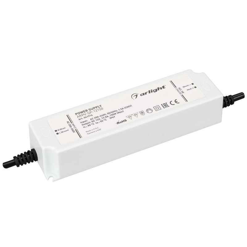 блок питания arpv-sp-12150 (12в 12.5а 150вт) (ip67 пластик) arlight 041916 от BTSprom.by