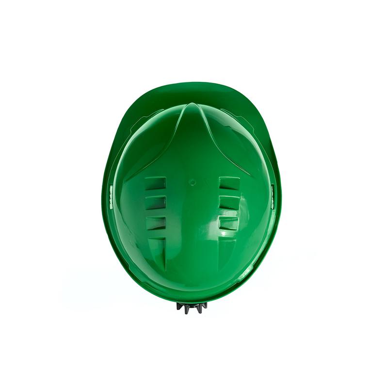  Каска Европа текстиль храповик зел. ЕЛАНПЛАСТ КАС102-З фото в каталоге от BTSprom.by