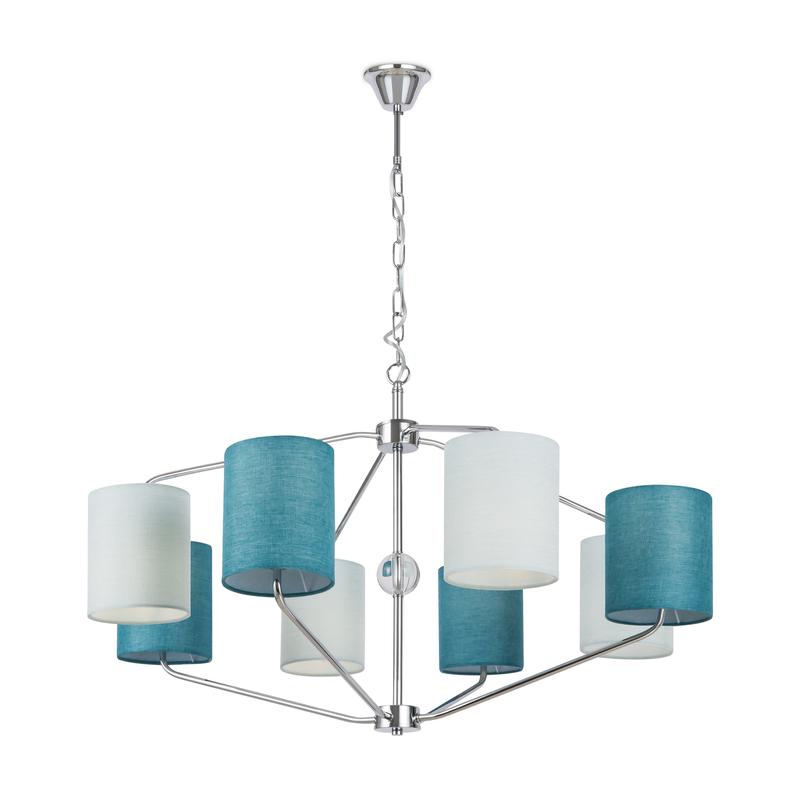  Светильник Yang 40Вт E14х8 IP20 подвесной Freya FR5208PL-08CH фото в каталоге от BTSprom.by