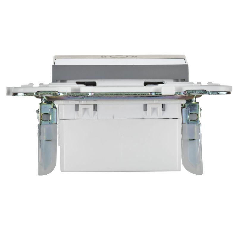  Кнопка звонка SKANDY 10А SK-V17Gr для отелей с индикацией сер. IEK SK-V14-2-10-K03 фото в каталоге от BTSprom.by