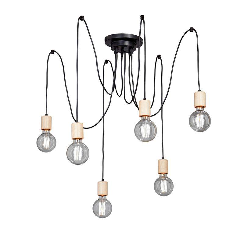  Люстра 6xE27 макс. 40Вт Vitaluce V4547-1/6PL фото в каталоге от BTSprom.by