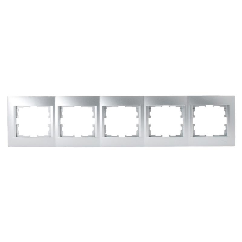 рамка 5-м karina горизонт. матов. серебр. lezard 707-4300-150 от BTSprom.by