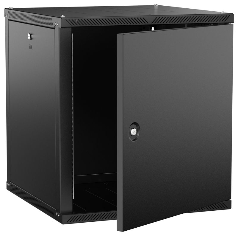 шкаф linea w 2.0 12u 600х600мм дверь метал. черн. itk lwr5-12u66-mf-2 от BTSprom.by
