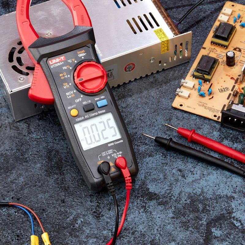  Клещи токовые UT206A+ UNI-T 13-1066 фото в каталоге от BTSprom.by