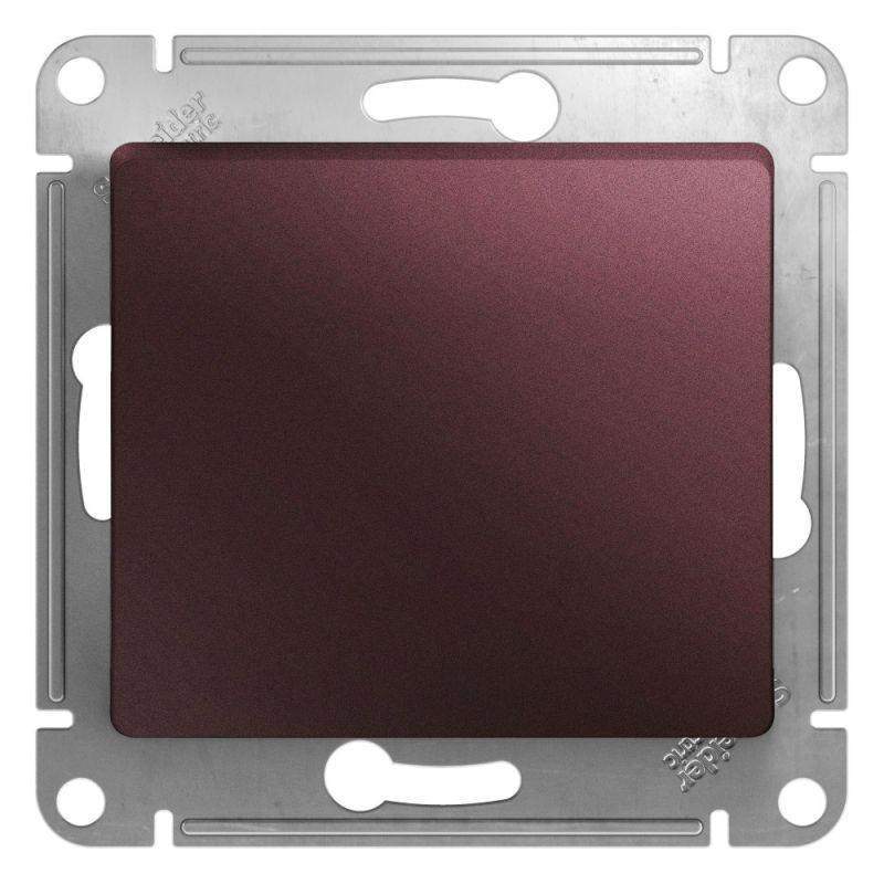 переключатель проходной 1-кл. сп glossa 10а ip20 (сх. 6) 10ax механизм баклажан. se gsl001161 от BTSprom.by