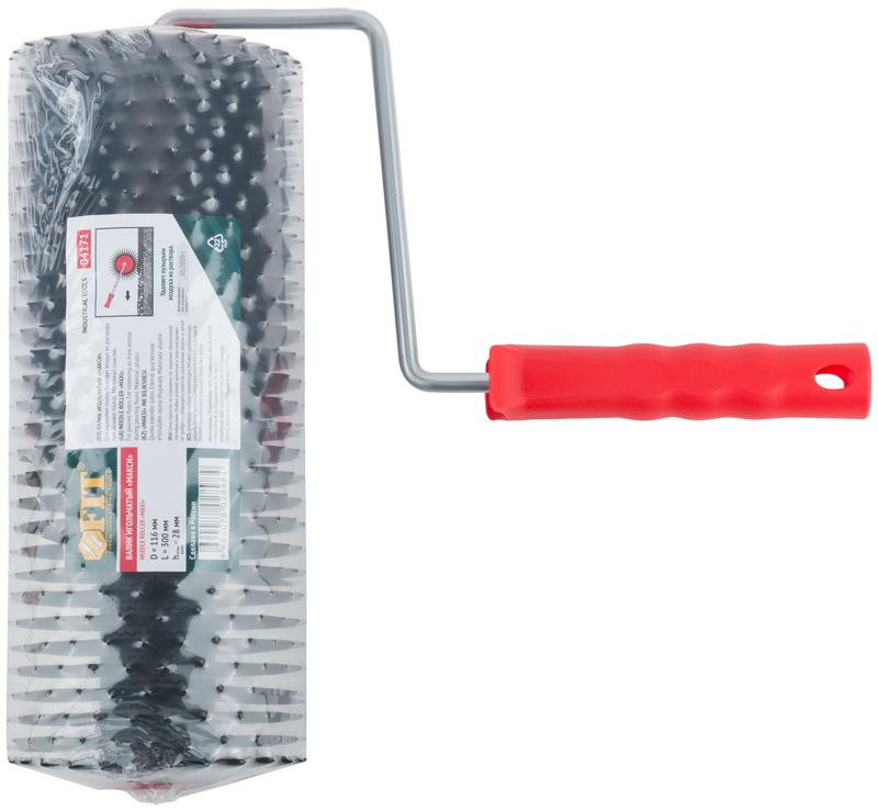  Валик пластиковый игольчатый "Макси" диаметр 116мм высота иглы 28мм 300мм FIT 04171 фото в каталоге от BTSprom.by