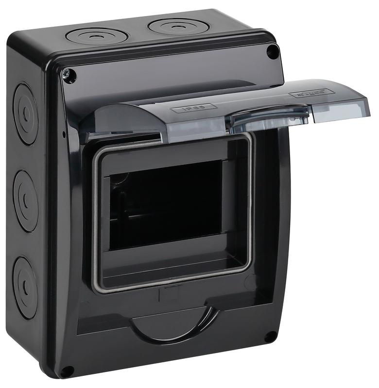 щиток оп тусо на 5мод.с вертик.двер.200х150х98мм черн. ruvinil 69005ч от BTSprom.by