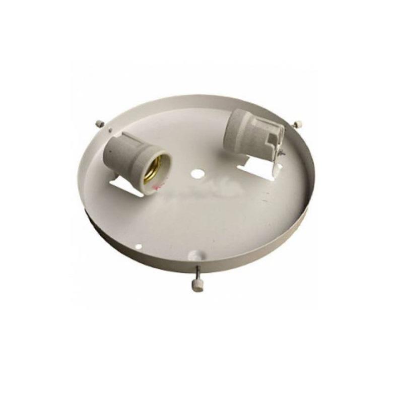 светильник нпо 22-2х60-175 ф175 накладной бытовой без рассеив. владасвет 10132 от BTSprom.by