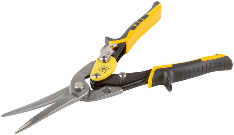  Ножницы по металлу усиленные CrMo профи прорезиненные ручки удлиненные прямые 300мм FIT 41581 фото в каталоге от BTSprom.by