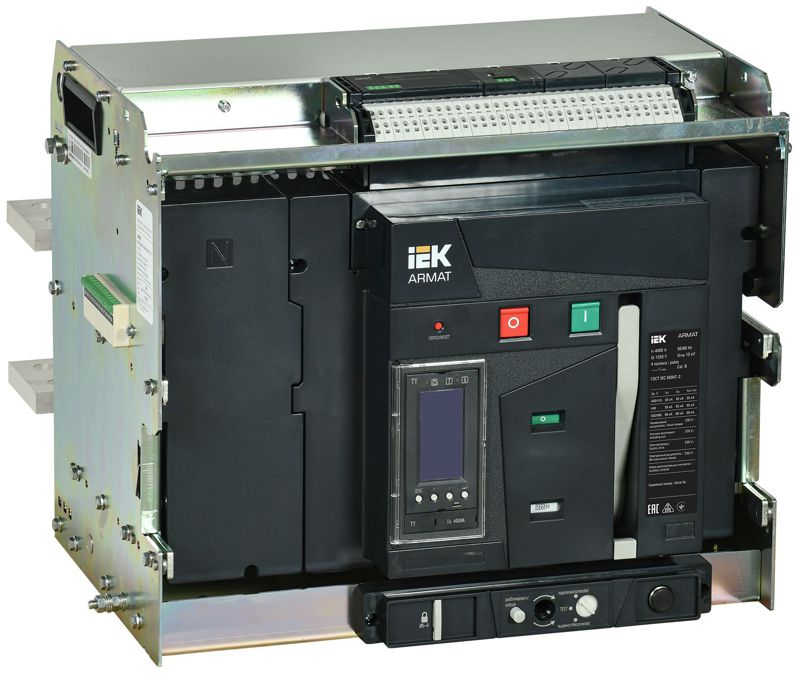 выключатель автоматический воздушный 4п f 4000а 85ка ty выдвиж. с комплектом аксессуаров armat iek ar-acb-4vf-085-4000a-tycf от BTSprom.by