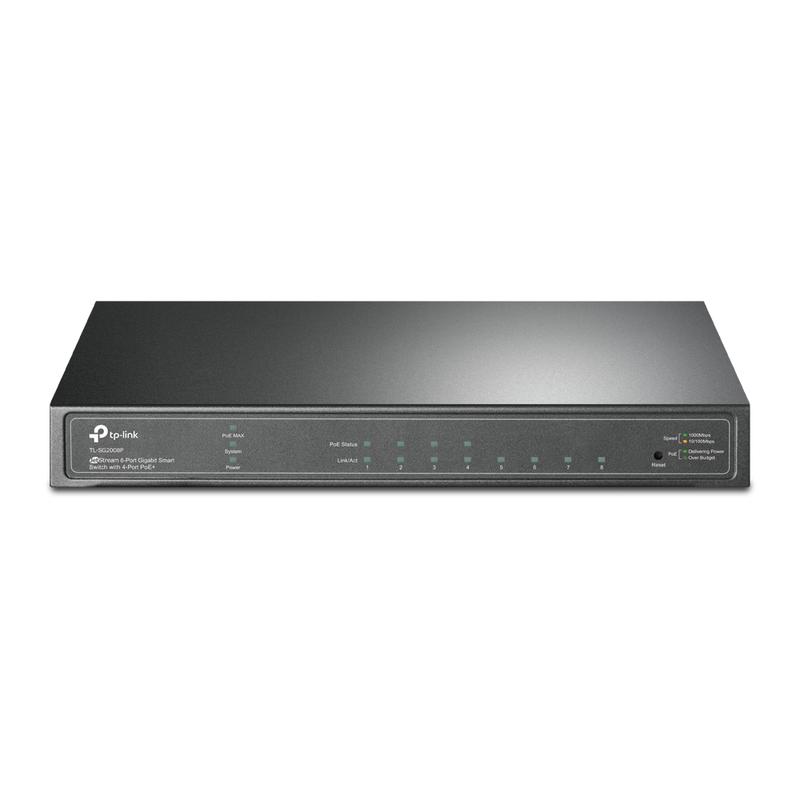 коммутатор tl-sg2008p jetstream 8-портовый гигабитный smart с 4 портами poe+ tp-link 1806712 от BTSprom.by