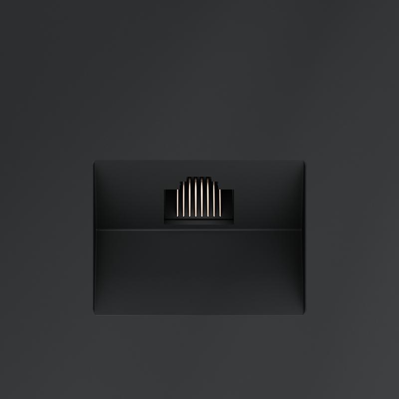  Розетка компьютерная 1-м СП S70 RJ45 кат.6 механизм графит Voltum VLS060107 фото в каталоге от BTSprom.by