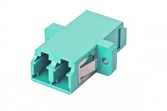 адаптер оптический om3 дуплекс lc с фланцами бирюз. eurolan 36a-30-2l-02aq от BTSprom.by