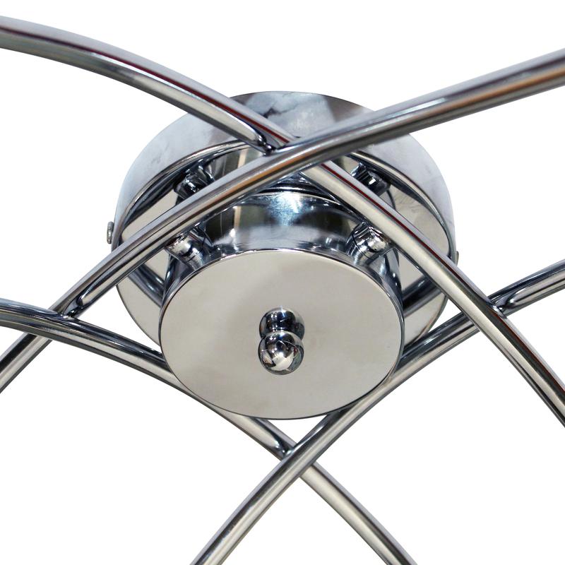  Светильник 11267-3/8 (Плафон 8826) НПБ 01-8х40-110 Е14 ИУ хром Элетех 1005404853 фото в каталоге от BTSprom.by