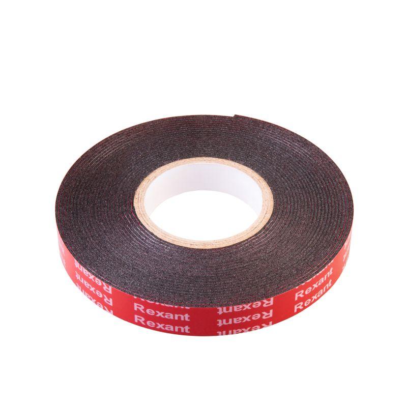  Лента клейкая двухсторонняя на VHB акриловой основе 12ммх5м черн. Rexant 09-6047 фото в каталоге от BTSprom.by