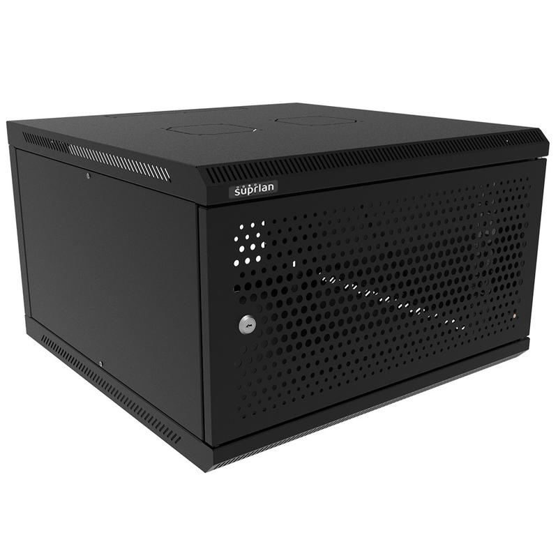 шкаф телекоммуникационный настенный твс-6u-600-600-пр-9005 suprlan 05-2068-b от BTSprom.by